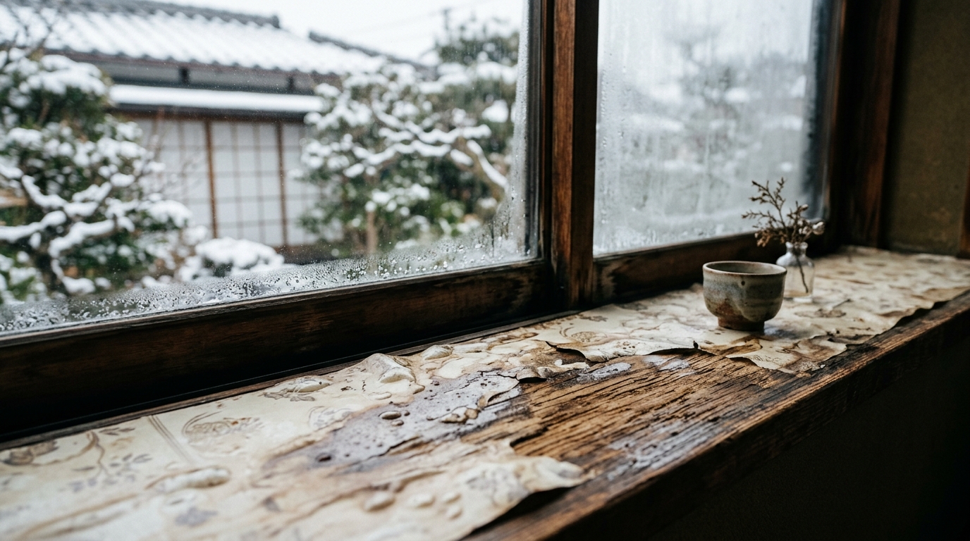 結露・日焼け・雨で傷んだ「窓台(窓枠)」の剥がれはリペアで直せる、サッシ枠ごと交換せずに美観と耐久性を回復する方法