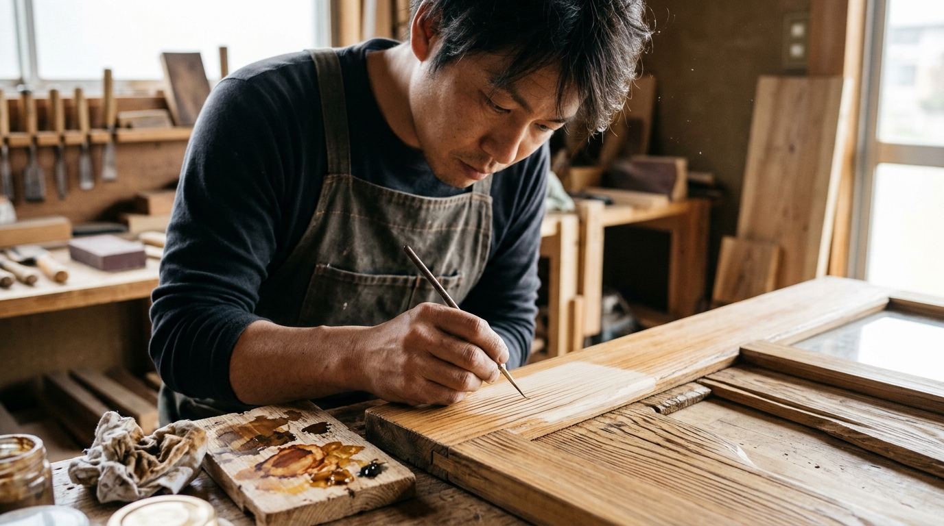 古民家の木製サッシを「交換しない」という選択。結露による黒カビ・水腐れを直して、意匠を残すリペア技術