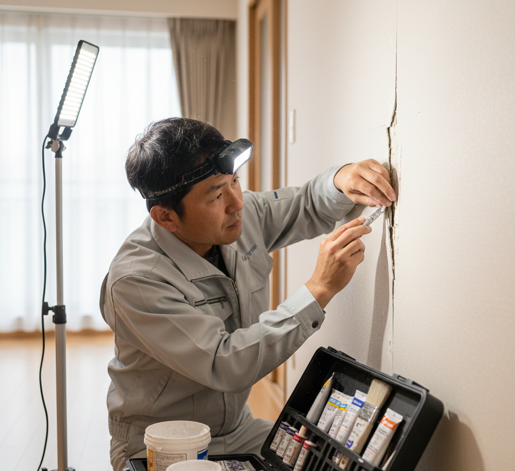 アパートのリペアは新潟市でフローリングリペアのSAT