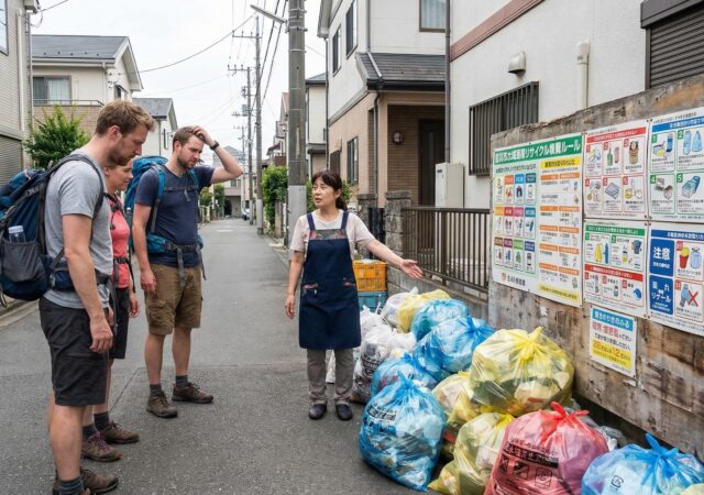 ゲストもご近所も悩ませる「ゴミ出しルール」