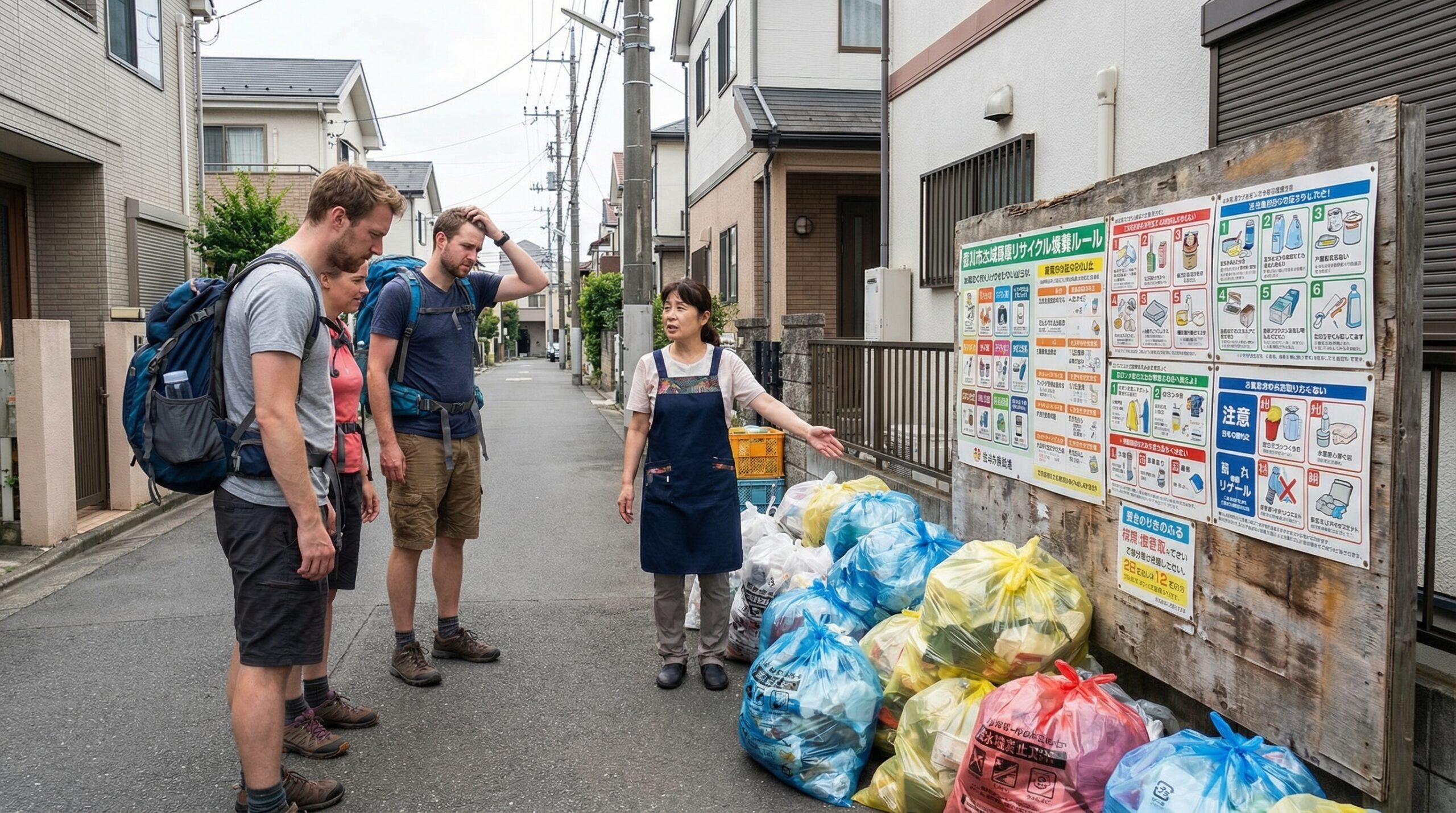 ゲストもご近所も悩ませる「ゴミ出しルール」