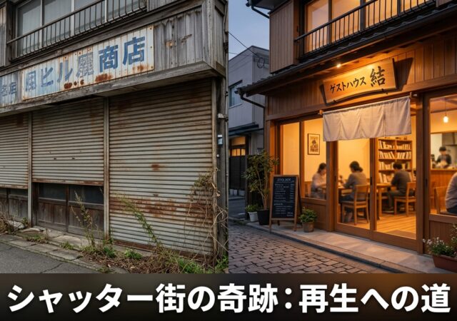 空き店舗・空き町屋を「フロント・ラウンジ型」民泊に変える、用途変更の要件と開放的な宿泊施設の作り方