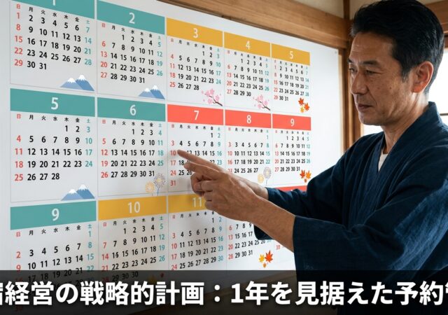 閑散期を作らない「稼働カレンダー」戦略。年間を通じて予約が入り続ける民泊の設計