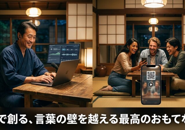 音声生成AIで作る「多言語ウェルカムガイド」インバウンドゲストの満足度とトラブル防止を同時に実現する方法