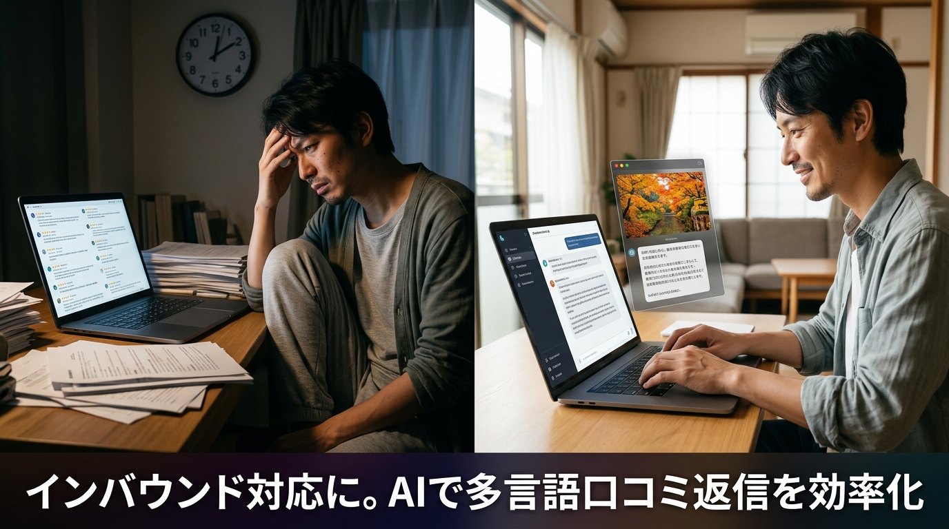 OTAの評価を盤石にする！生成AIで「レビュー返信」を自動化・多言語化する実践手法