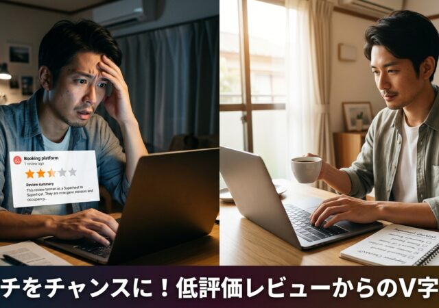 予約サイトの「星3」レビューが一番怖い理由。低評価を受けたときの返信術と再発防止の実務