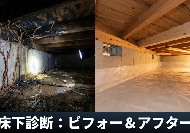 床下点検口を開けてみてください！シロアリ・腐食・湿気の「床下の異変」早期発見チェックリスト