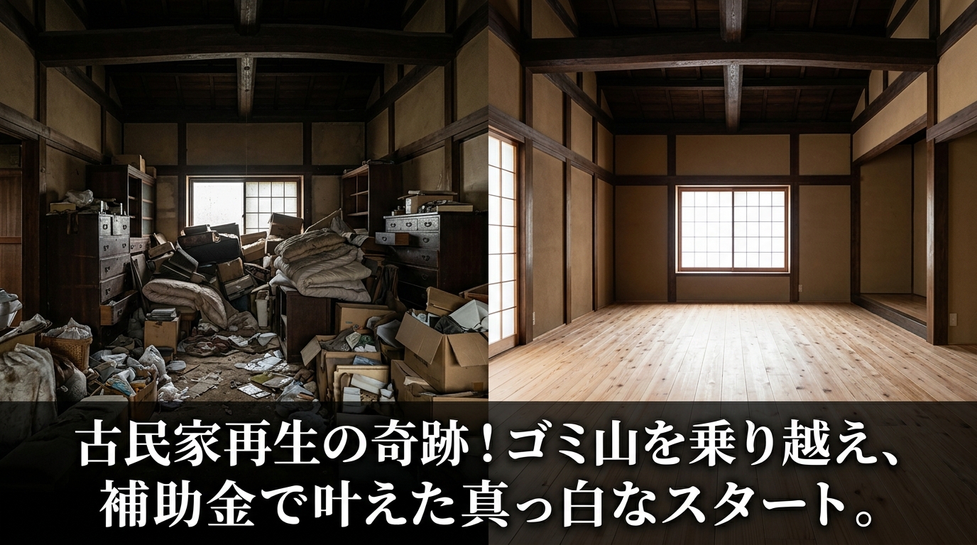 民泊化の最初の壁「残置物」をどう越えるか「空き家家財道具等片付け補助金」活用の実務プロセス