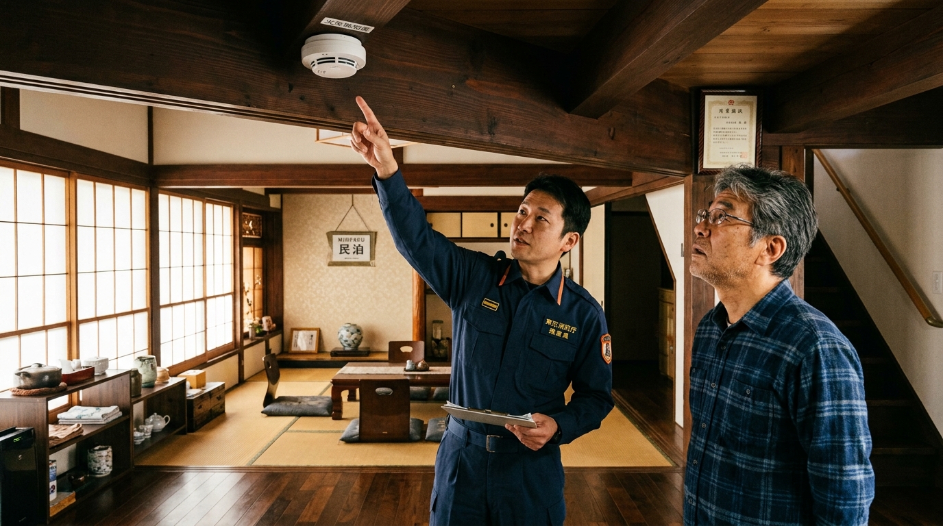 消防設備、ちゃんと点検してますか、民泊の消防法対応リフォームで見落としがちなポイント