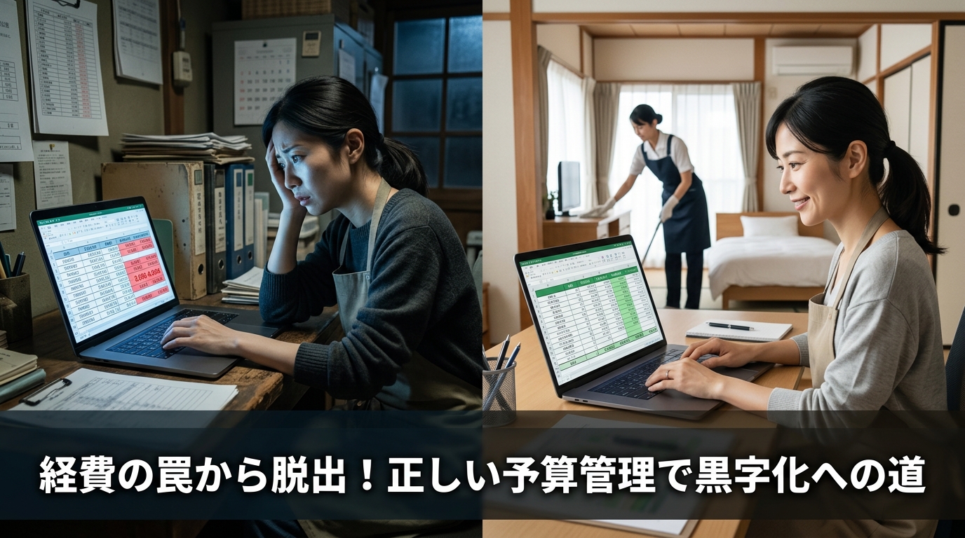 清掃コストを甘く見ると痛い目に遭う！民泊の「清掃費・リネン費」正しい計算と収支計画の落とし穴