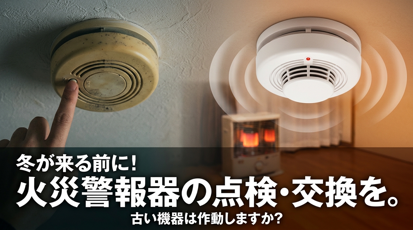 その火災警報器、鳴りますか？寿命10年の「住宅用火災警報器」を暖房シーズン前にDIY点検・交換する方法